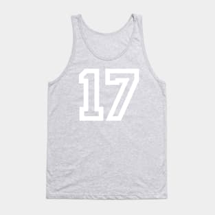 Sports Shirt #17 (white letter) Tank Top